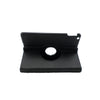 iPad Mini 1 2 3 Solid Black PU Leather Case with 360 Degree Rotation + Scree