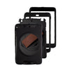 iPad Air 2 Black Rugged 360 Rotation Case with Leather Hand Strap