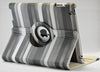 Colorful Striped Rotating Leather Case