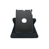 iPad Mini 1 2 3 Solid Black PU Leather Case with 360 Degree Rotation + Scree